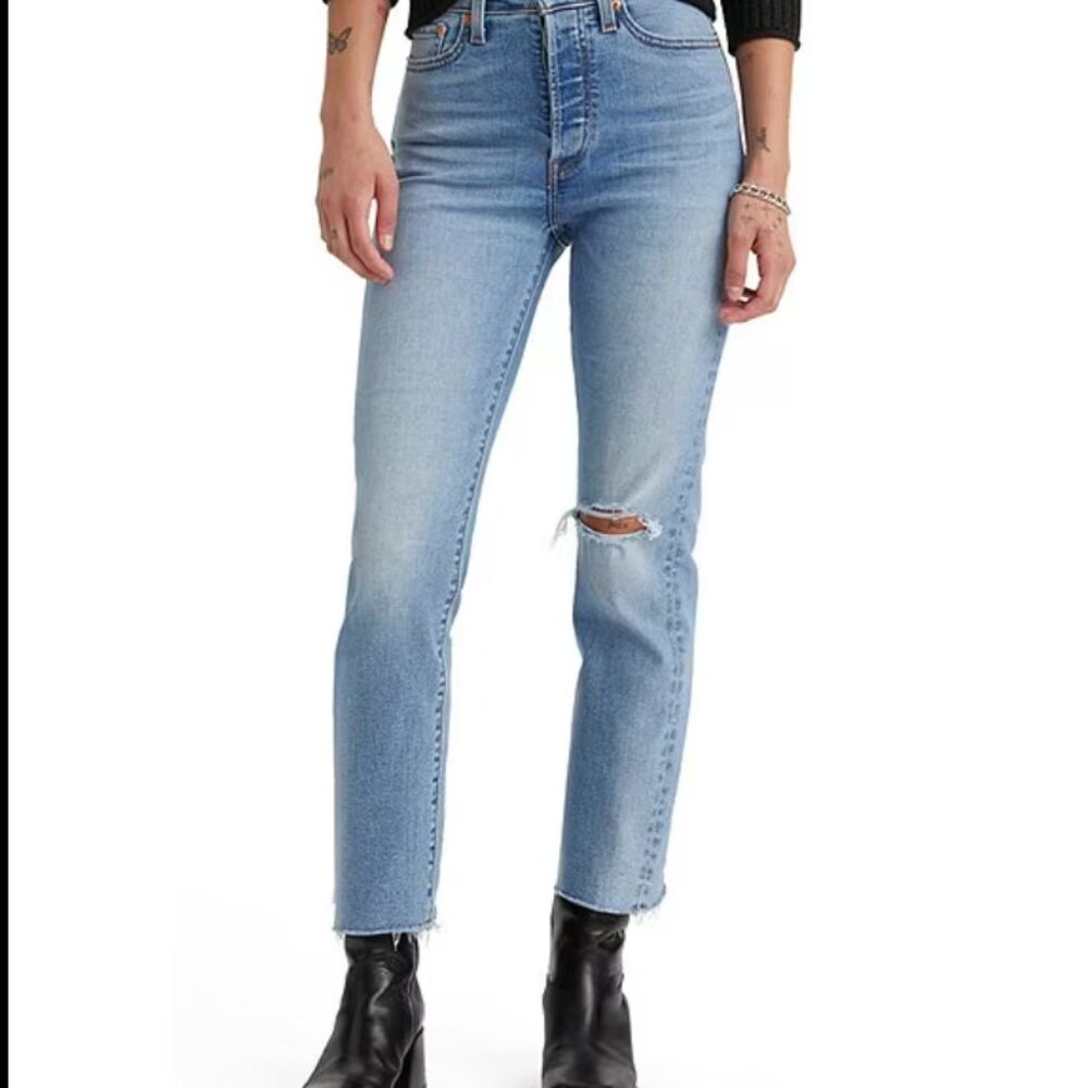Levis Wedgie straight denim